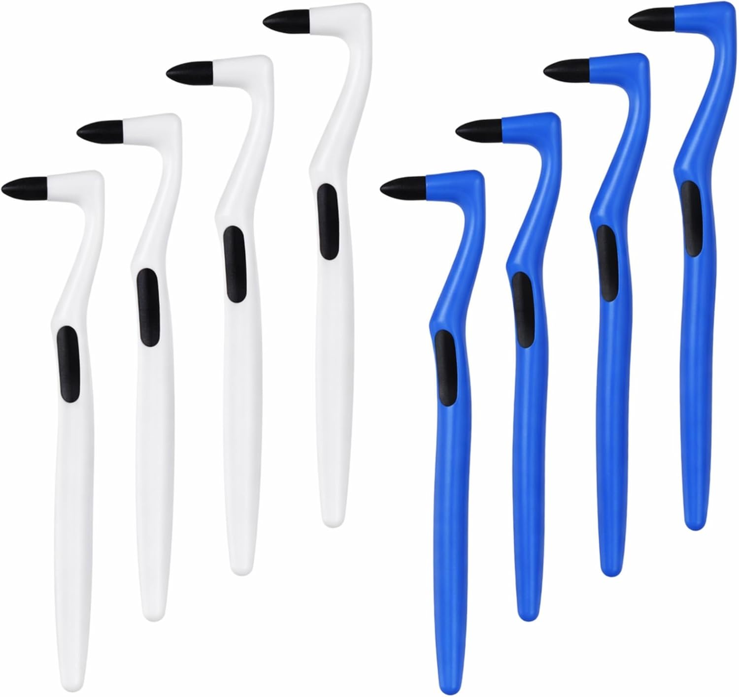 8 Pieces Tooth Stain Eraser Tooth Stain Removers Tartar Remover Plaque Remover for Teeth Dental Polisher Cleaning Kit for Whitening Polishing - Image 1