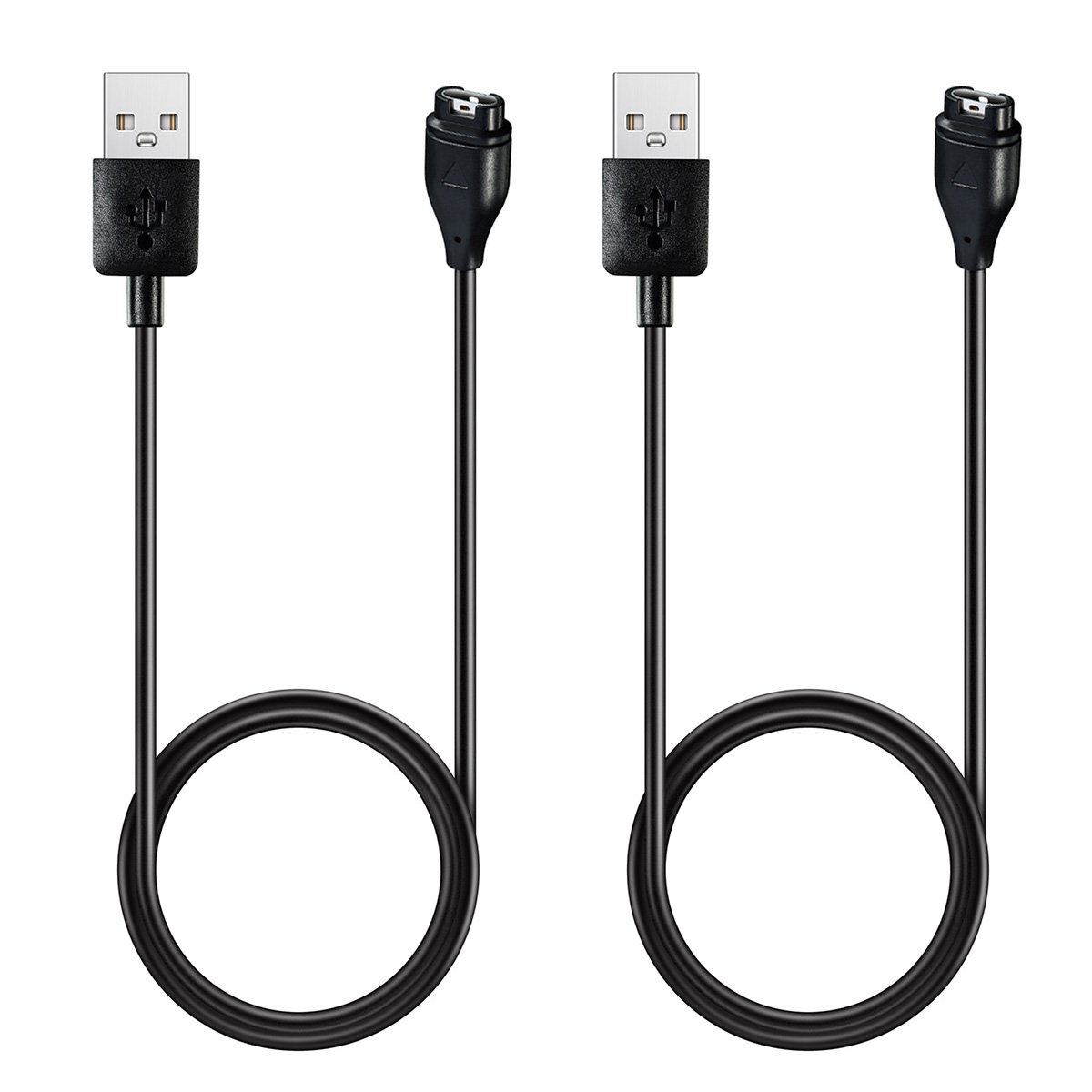 Charger for Garmin Vivosmart 5, Replacement Charging Cable Cord for Garmin Vivosmart 5 Smart Watch [2Pack, 3.3ft/1m] - Image 1