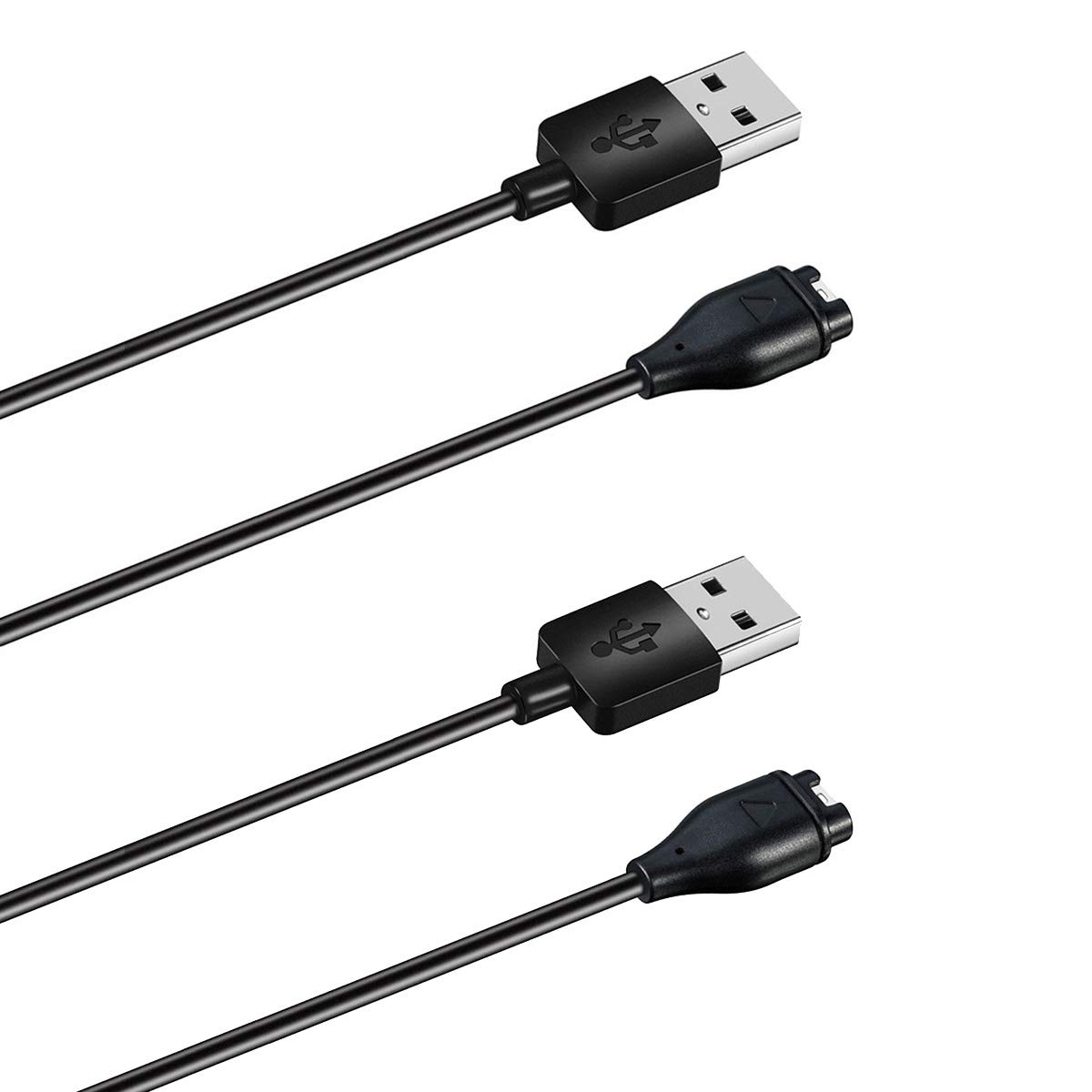 Charger for Garmin Forerunner 265 165 245, Replacement Charging Cable Cord for Garmin Forerunner 265 165 245 Music Smart Watch (2Pack, 3.3ft/1m) - Image 1