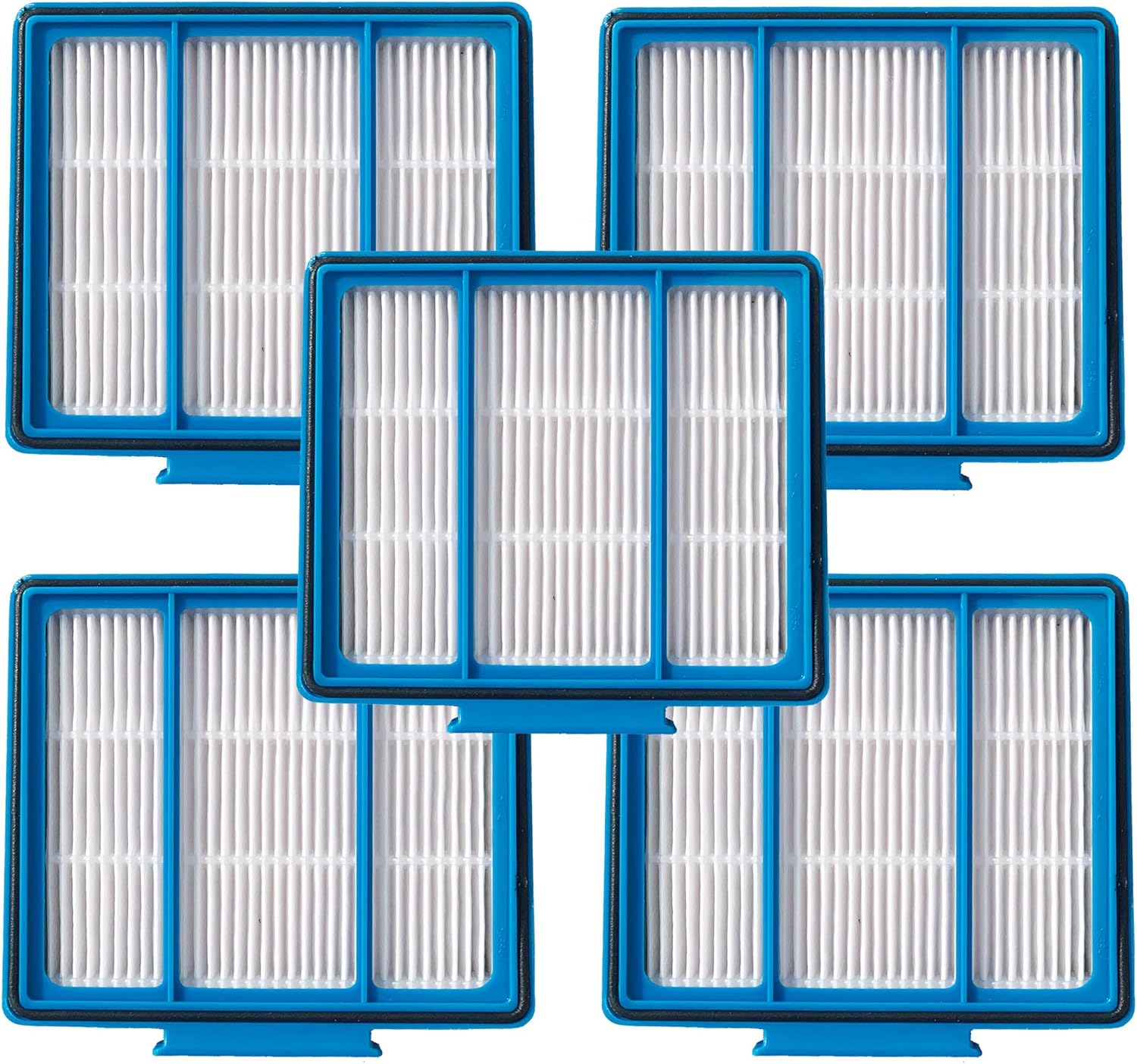 5-Pack Replacement HEPA Filter for Shark ION,IQ,EZ AI Series Vacuum AV2501AE RV1001AE AV910/911S/912S/915S AV753 RV100AE UR1000SR AV2001WD RV1001 AV752 AV2820S Part Fit # RVFFK950 (5) - Image 1