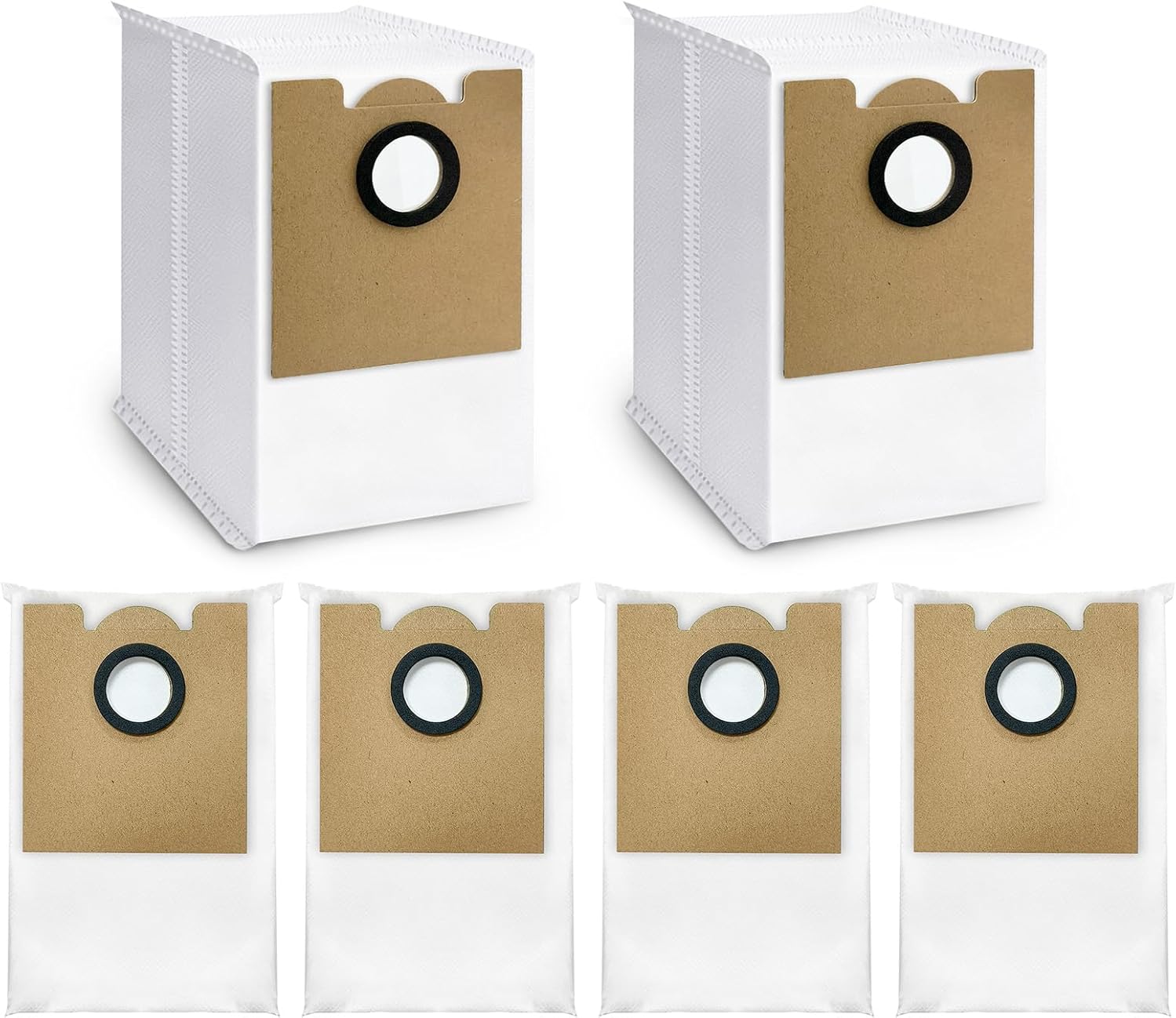 6 Pack Replacement Dust Bags for Lefant M2 Pro, M2S Pro,M2 Plus Robot Vacuum Cleaner, HEPA Filter Compatible Dustbags - Image 1