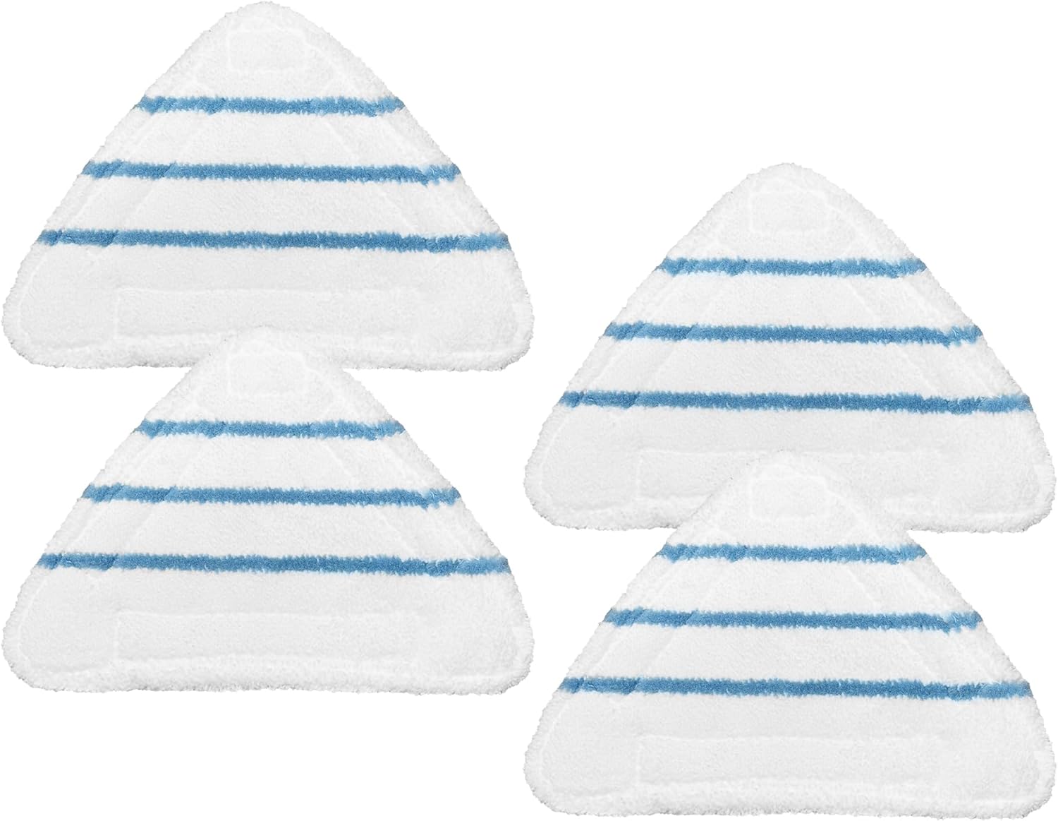4 Pack Reusable Mop Pads Compatible with True & Tidy STM-500, STM-700 Steam Mops, Refills for Turonic ST3 Steam Mop Microfiber Washable Pads, Cloths for Floor Cleaning, Scrubbing and Floor Caring - Image 1