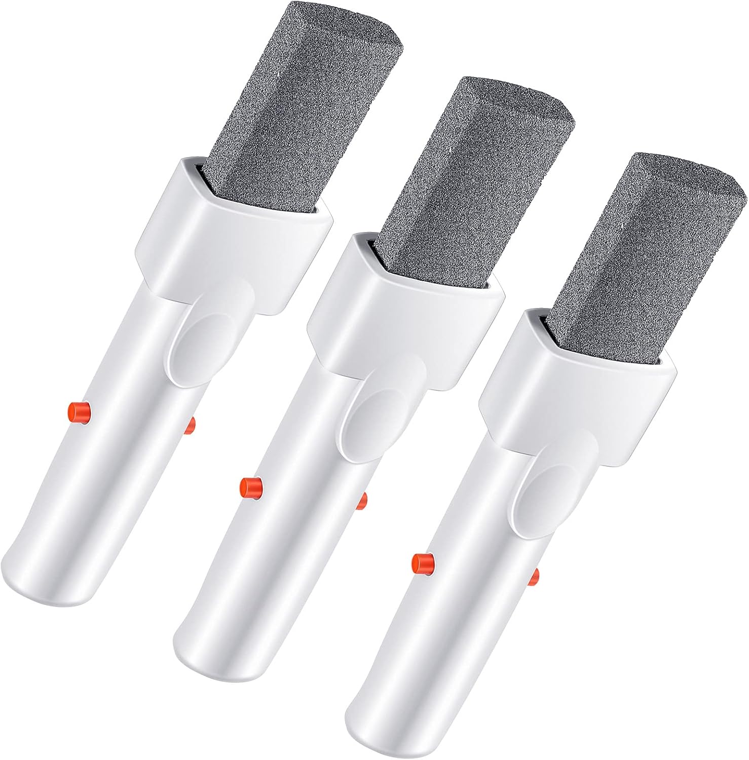 3 Pieces Pool Pumice Stone with Handle Erase Rust Stain Spot Remover Pool Tile Calcium Cleaning Tools Pumice Sticks Stone for Concrete Plaster Pool Spa Toilet Bowl Ring Calcium Tub - Image 1