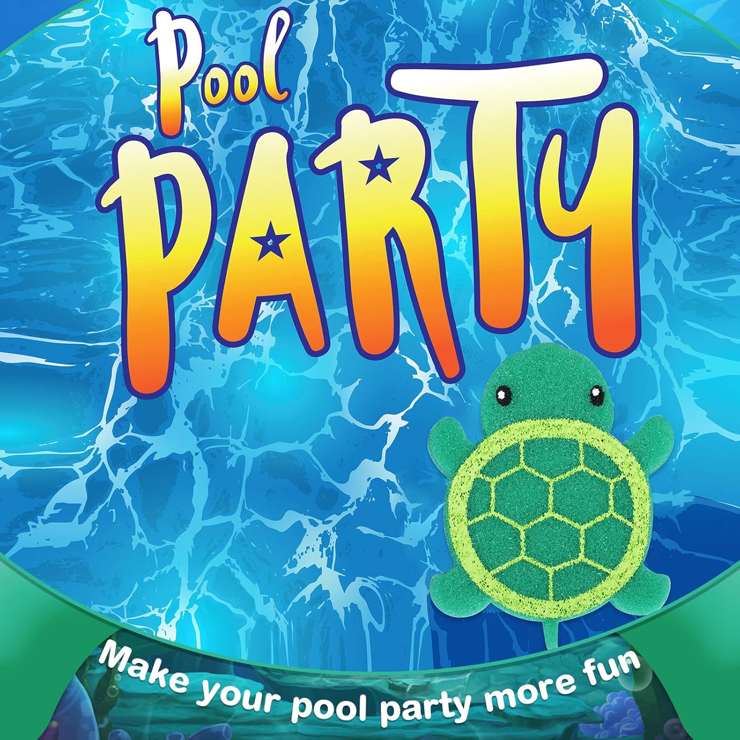 18 Pcs Oil Absorbing Sponge Hot Tub Scum Absorber Swimming Pool Spa Sponge Accessories Cleaning Kit to Collect Scum Grime and Oil from Hot Tub Swimming Pool and Spa(Turtle) - Image 7