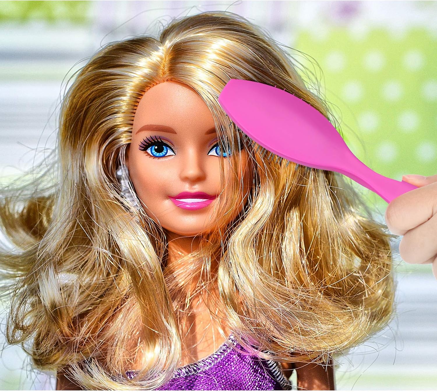 4 Pieces Doll Hair Brush Plastic Pink Wig Accessories for 18 Inch Dolls and Other Hair Care Accessories, 2 Style - Image 7