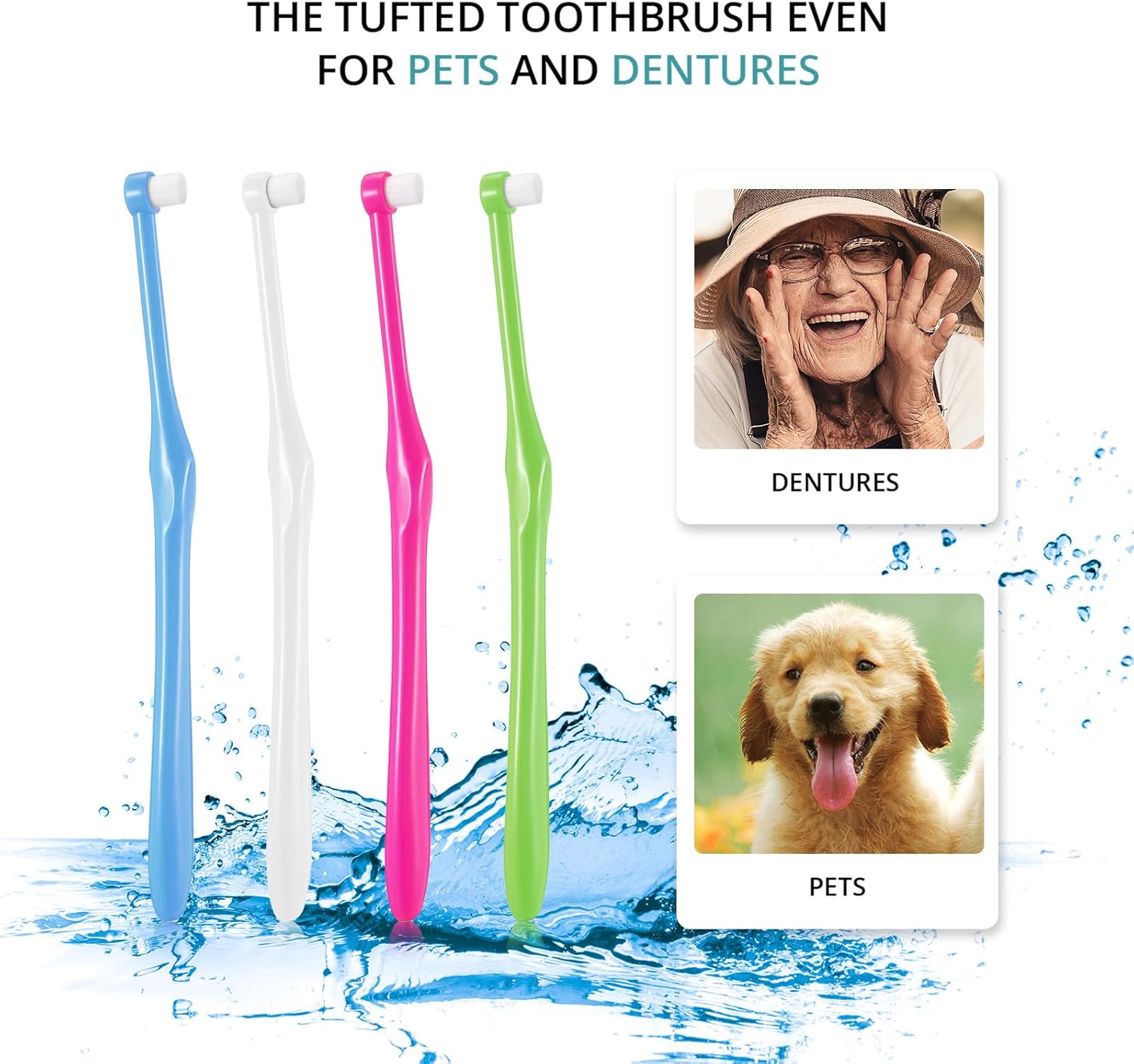 8 Pieces End Tuft Toothbrushes Extra Soft Tufted Brush Teeth Manual Single Compact Interdental Brush for Adult Detail Cleaning and Care - Image 4