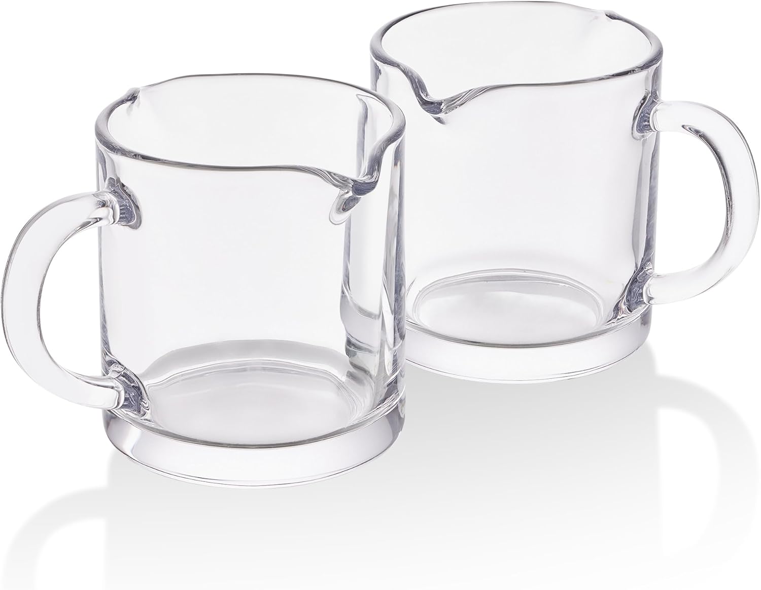 Ackers Shot Glasses Espresso Parts 4.5OZ Double Spouts Milk Cup Clear Glass (Pack of 2) - Image 8