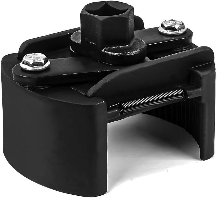 Oil Filter Wrench, 2.36 Inch to 3.15 Inch Adjustable Oil Filter Socket Wrench with 2 Non-Slip Jaws, Universal Heavy Duty Oil Filter Removal Tool Pliers, Car Accessories - Image 1