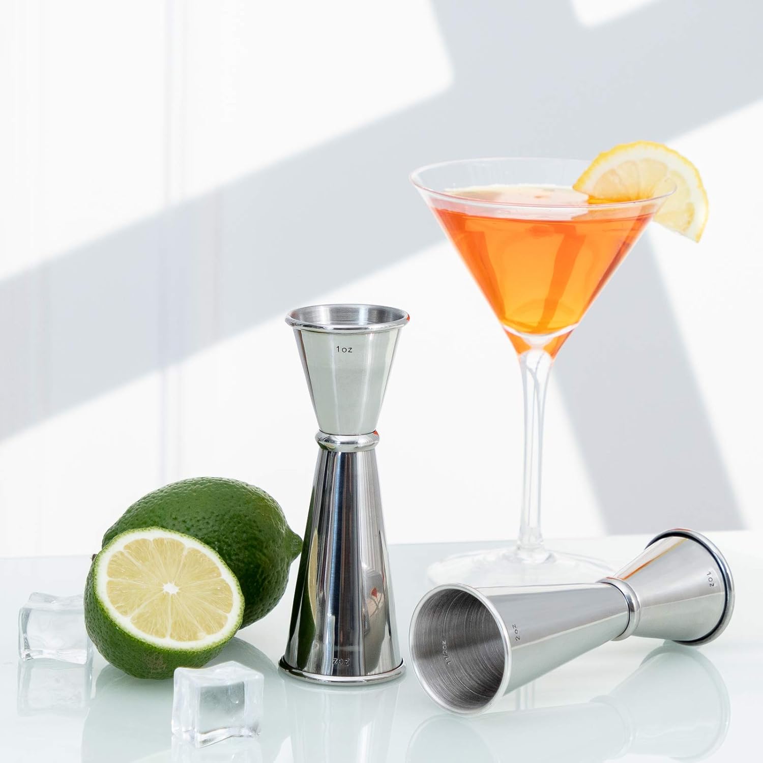Mixing Spoon and Jigger for Bartending Stainless Steel Home Bar Tool for Making Delicious Cocktails Drinks Juice - Image 4