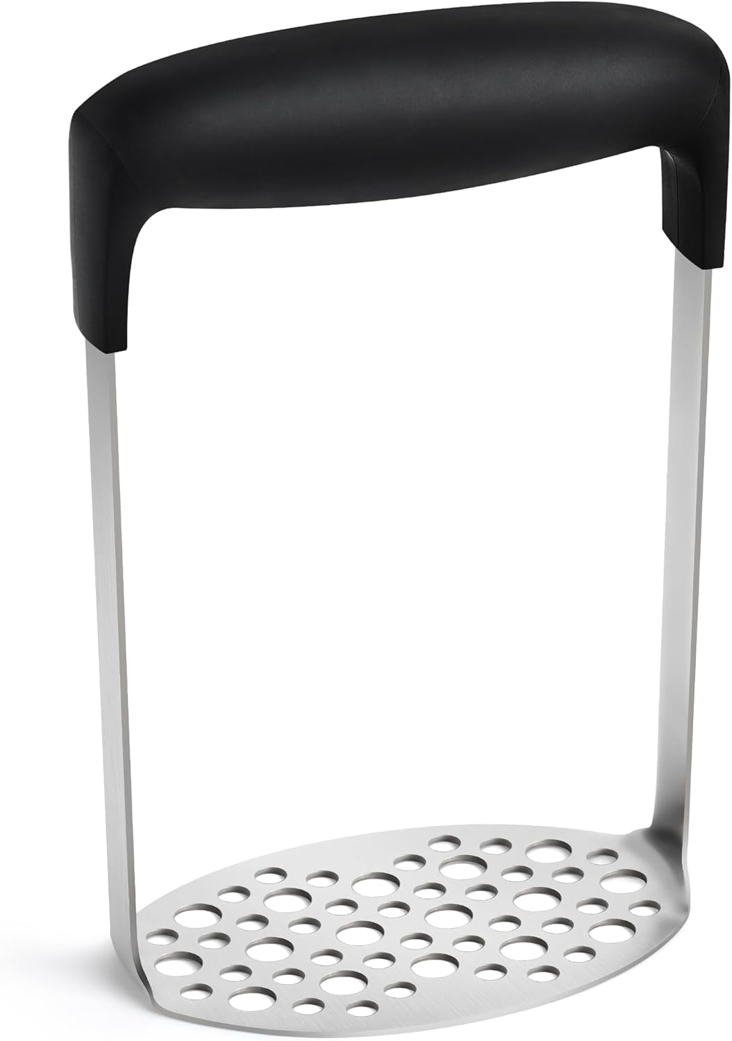 Upgraded Potato Masher, Durable Non-break Handle, Rust-proof, Dishwasher safe, Heavy duty 304 Stainless Steel, Kitchen Gadgets Gifts, Black - Image 1