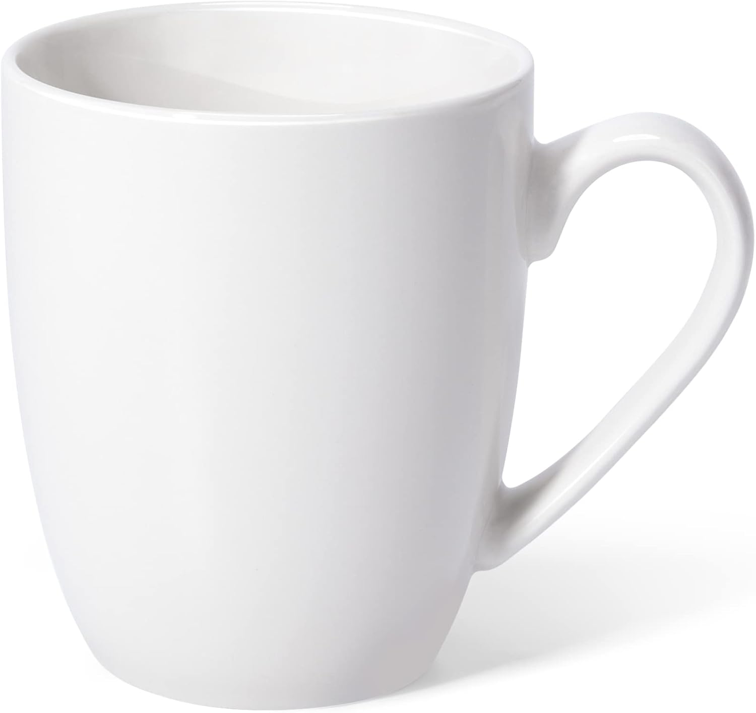 16 oz Large Coffee Mug with Handle Tea Cup Novelty Coffee Cup Idea Gift for Men Women Office Work, White (White) - Image 1