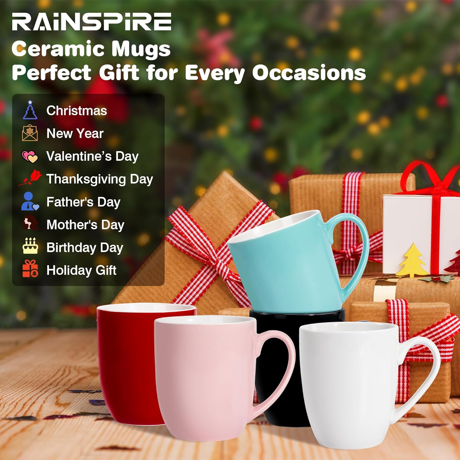 16 oz Large Coffee Mug with Handle Tea Cup Novelty Coffee Cup Idea Gift for Men Women Office Work, White (White) - Image 8
