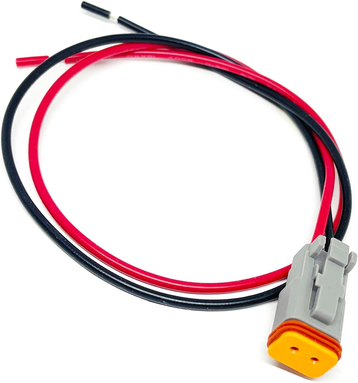 Deutsch DT Series DT06-2S 2-pin female connector with pre-attached wires (DT06-2S Connector) - Image 1