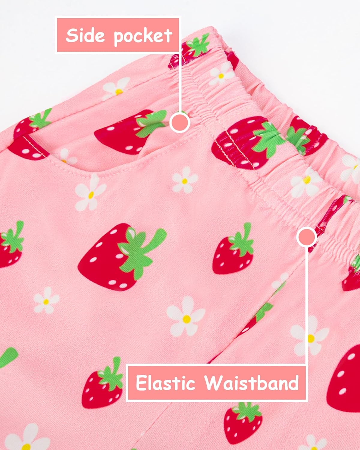 Girls Pajamas Short Sleeve Toddler Summer Pjs Girls' Sleepwear 2 Pieces Lounge Sets Kids Clothes 3T-14Y - Image 6