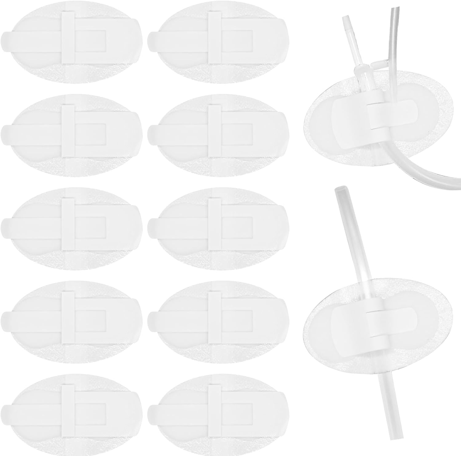 10Pcs Foley Catheter Stabilization Device, Urinary Catheter Leg Bag Holder, Adhesive Catheter Urinary Leg Bag Legband Holder, Urinary Catheter Hook and Loop Fixing Device Sticker Catheter Supplies - Image 1