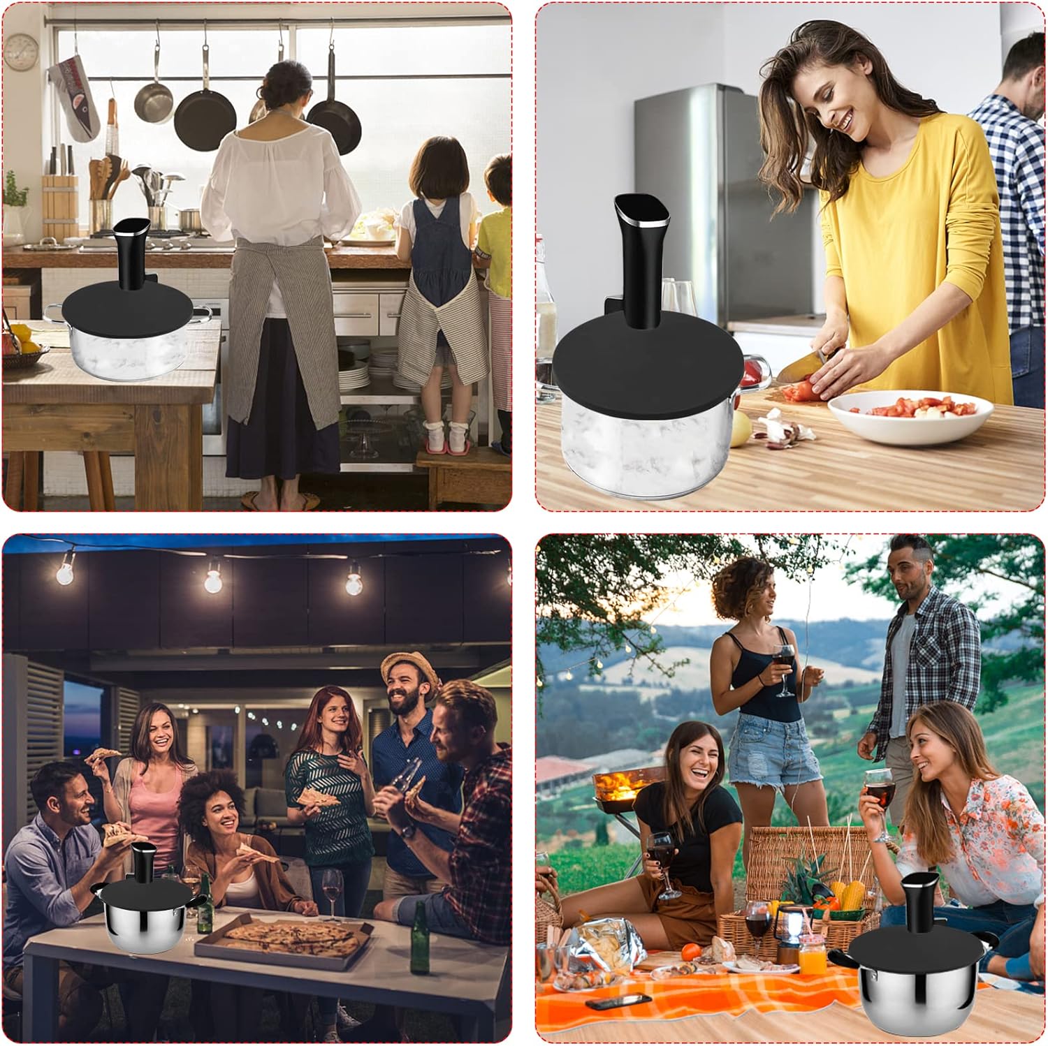 Sous vacuum and Vide Lid Cooking Sous vacuum and Vide Cooker Fits Up to 10.5