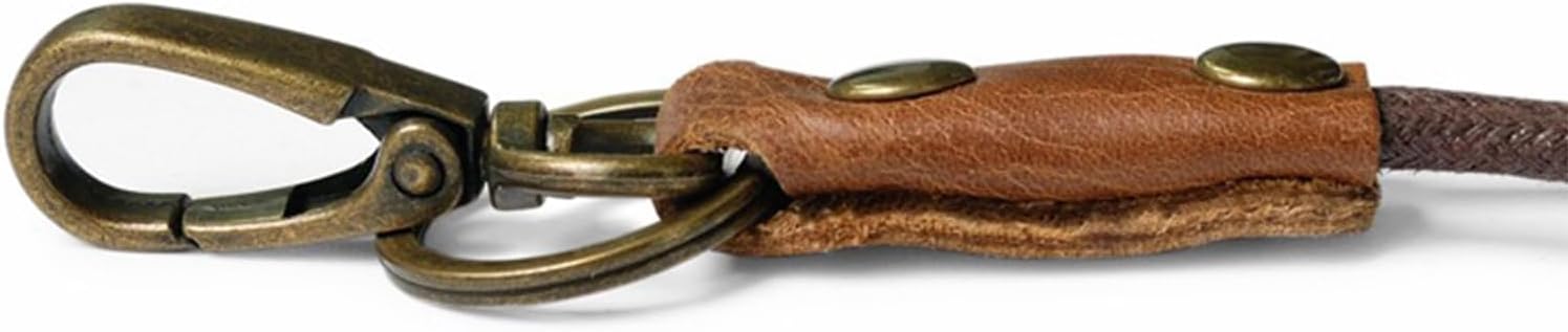 Lanyard For Key and ID Badge Holder, Leather Lanyard For ID Card, Retro Style Lanyards for ID Badges - Image 3