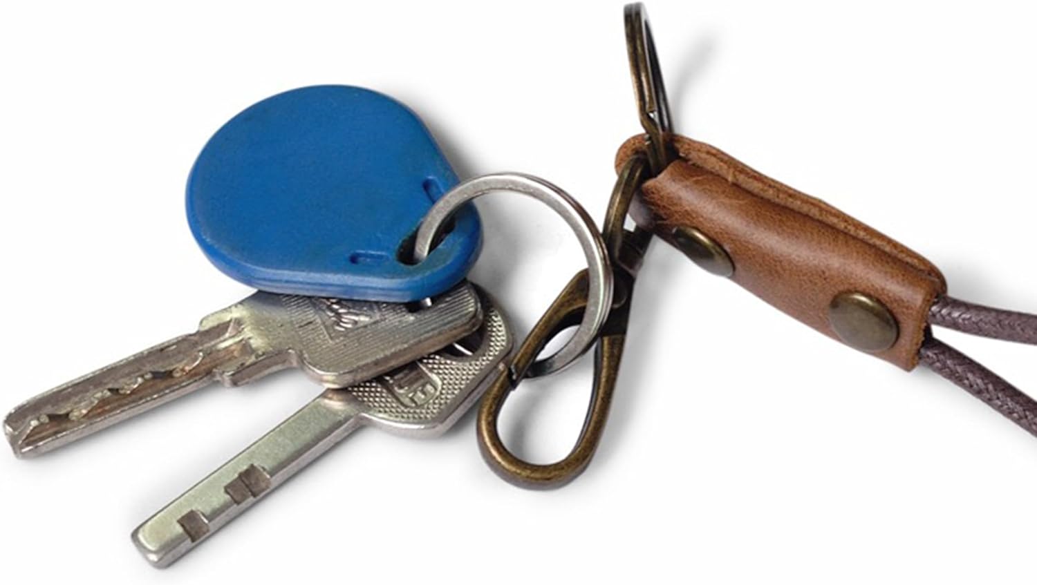 Lanyard For Key and ID Badge Holder, Leather Lanyard For ID Card, Retro Style Lanyards for ID Badges - Image 4