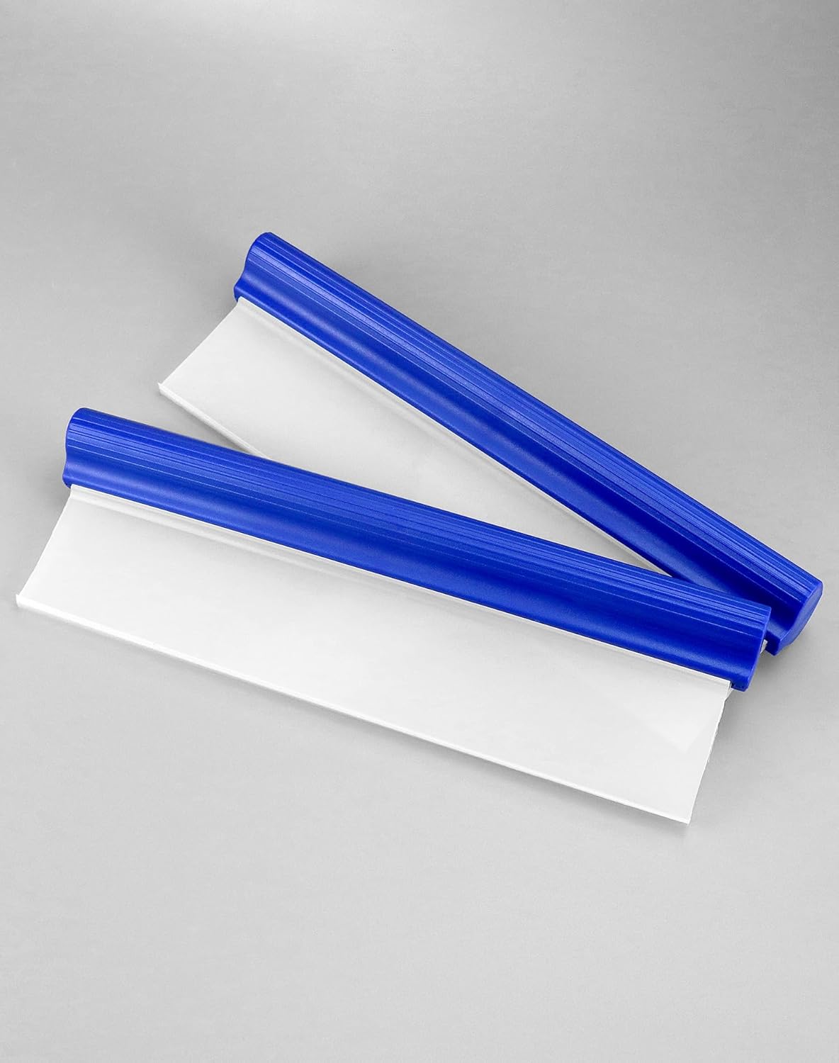 Car Squeegee, 2 Pack 12 inch Flexible Car Water Scraper Tool Silicone Window Squeegee for Car Or Home Use, Washing & Wiping Glass, Mirror & Shower Doors, Blue - Image 4