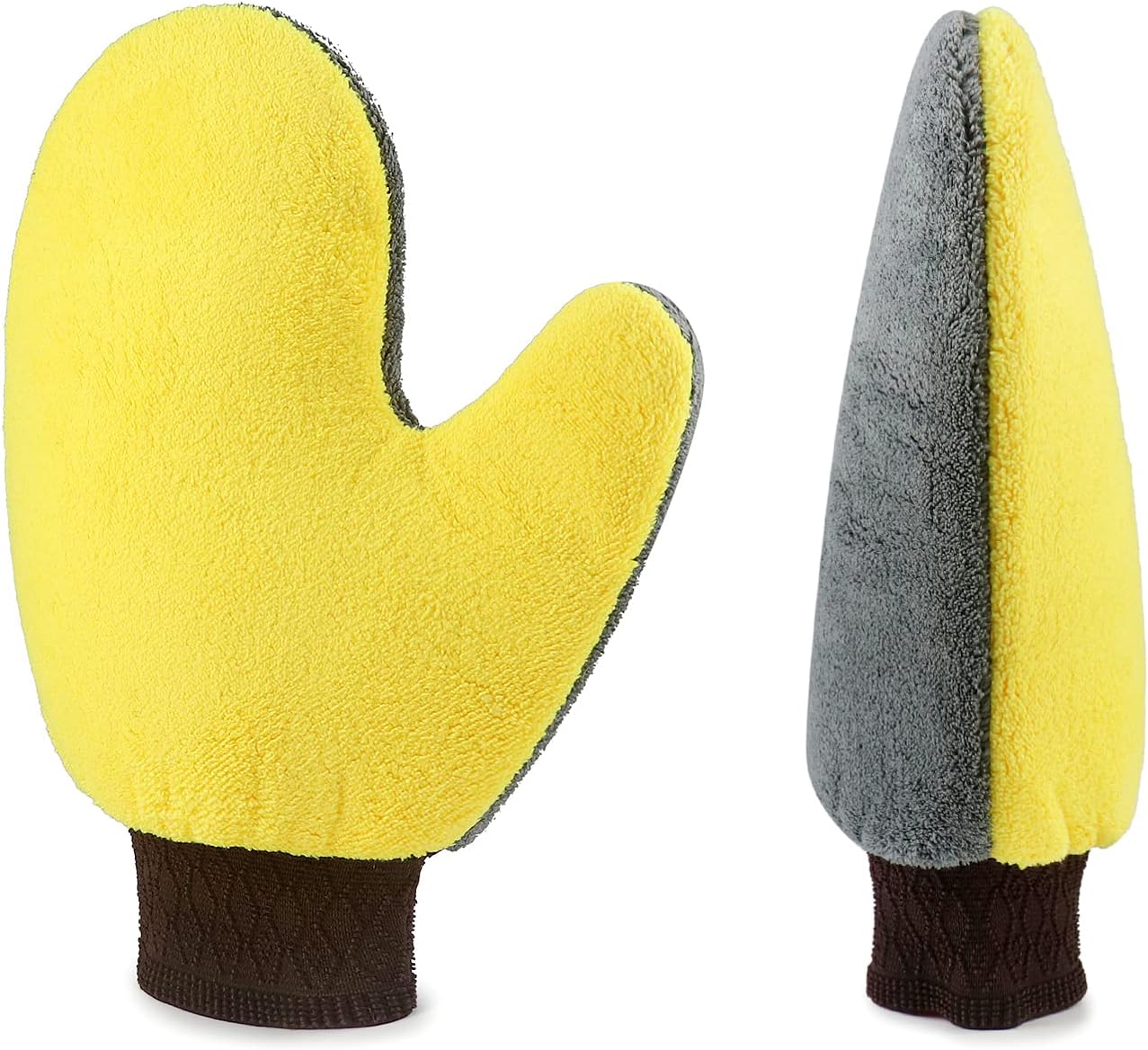 4 Pack Painter's Gloves, Soft Microfiber Terry Mitts for Cleaning, Dusting, and Painting - Image 2