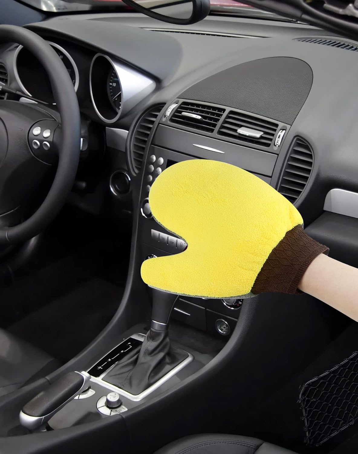 4 Pack Painter's Gloves, Soft Microfiber Terry Mitts for Cleaning, Dusting, and Painting - Image 3