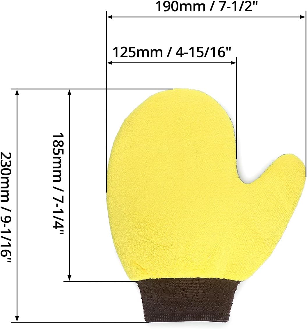 4 Pack Painter's Gloves, Soft Microfiber Terry Mitts for Cleaning, Dusting, and Painting - Image 6