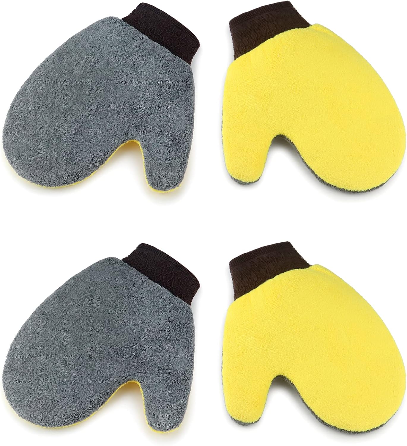 4 Pack Painter's Gloves, Soft Microfiber Terry Mitts for Cleaning, Dusting, and Painting - Image 7