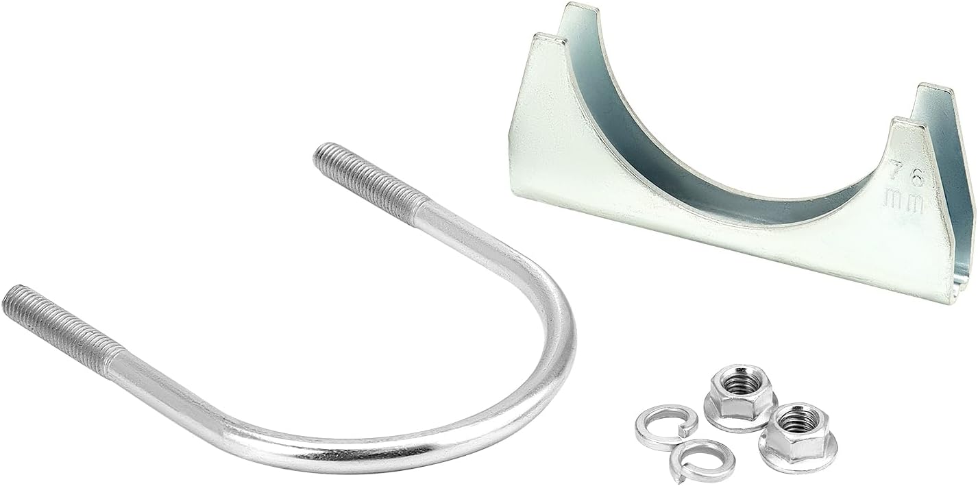 U-Bolt Muffler Tip Exhaust Hook, 2 Pack 3
