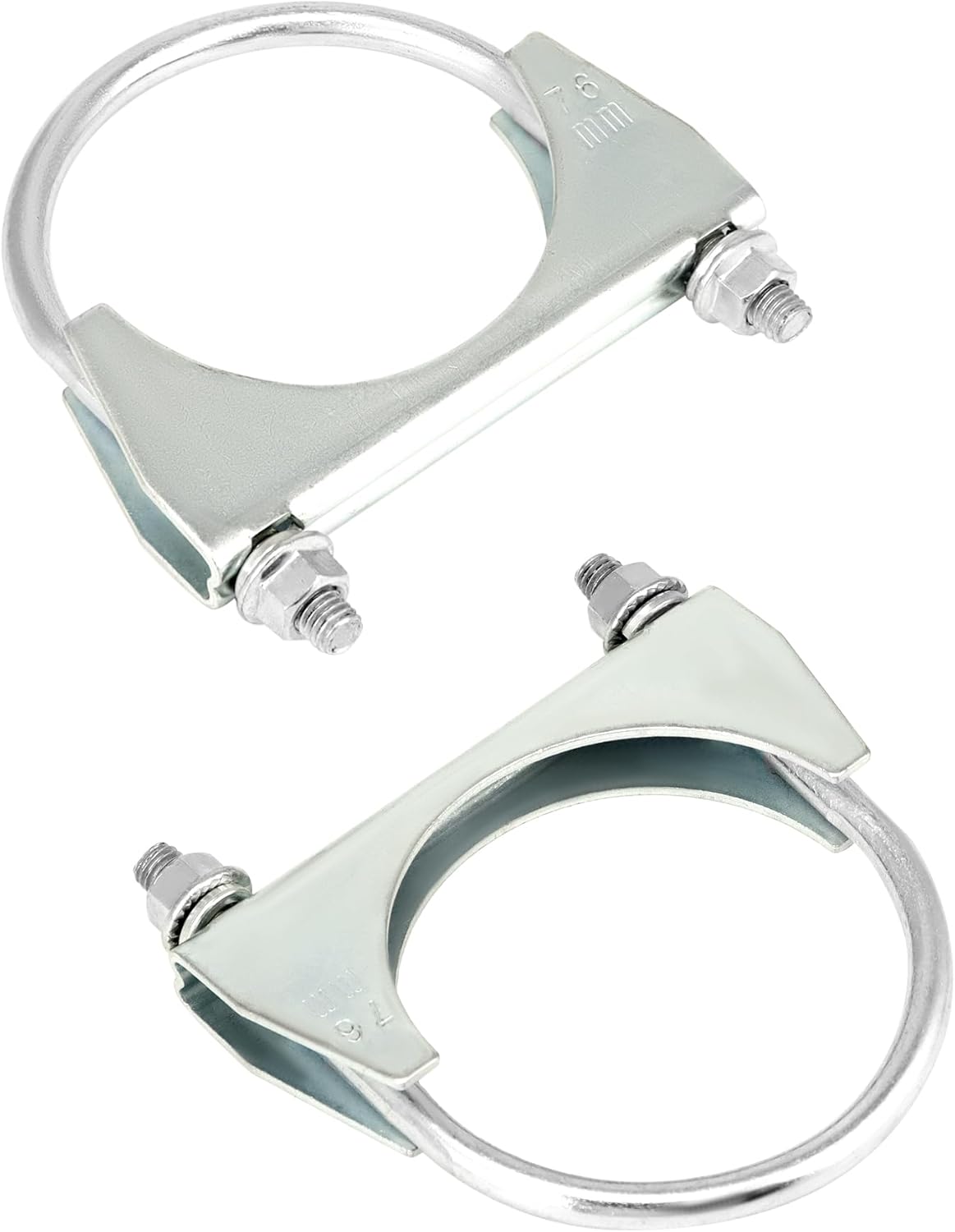 U-Bolt Muffler Tip Exhaust Hook, 2 Pack 3