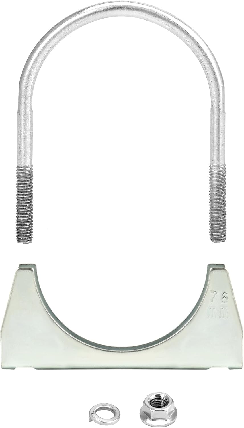 U-Bolt Muffler Tip Exhaust Hook, 2 Pack 3