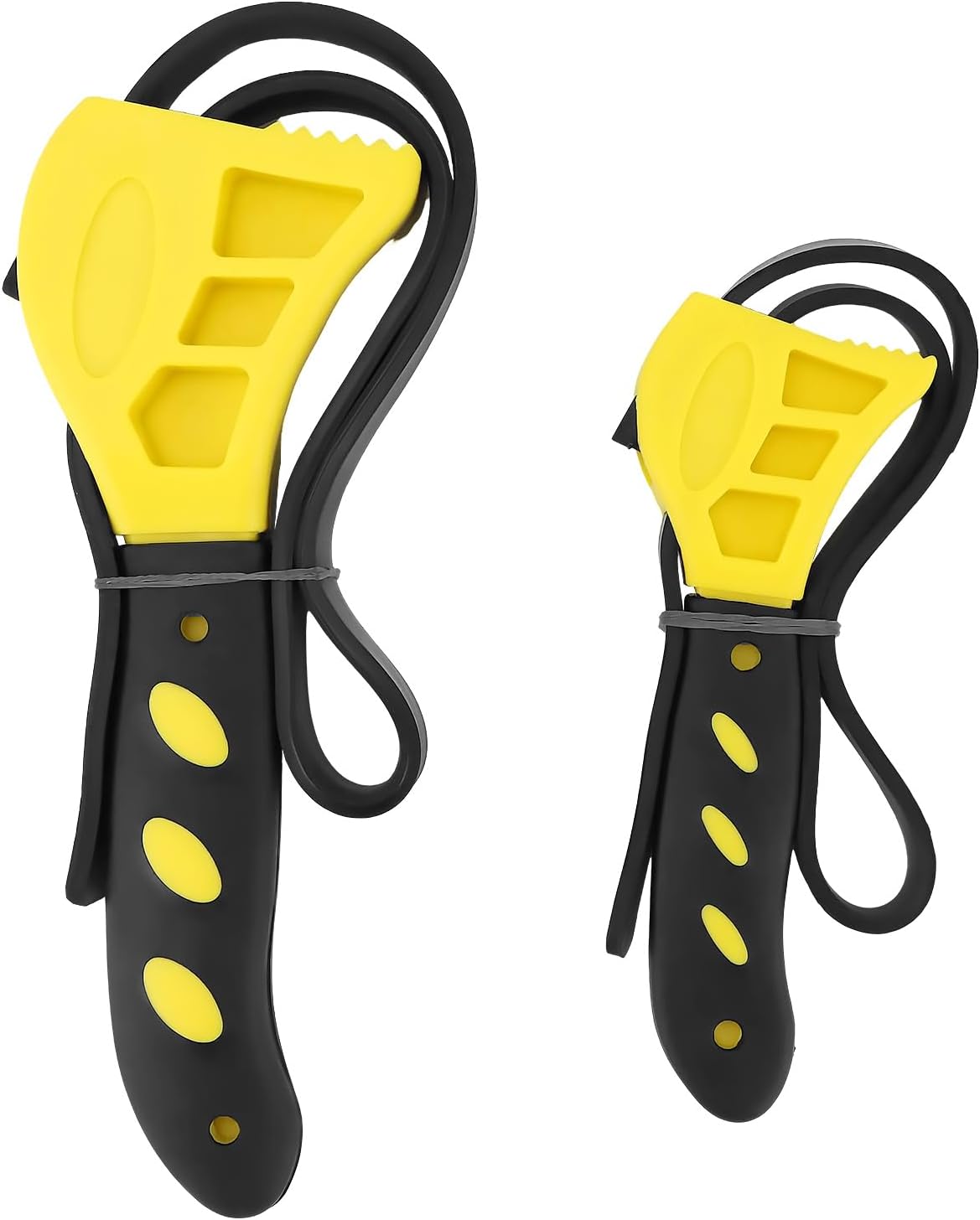 Adjustable Rubber Strap Wrench Set 24