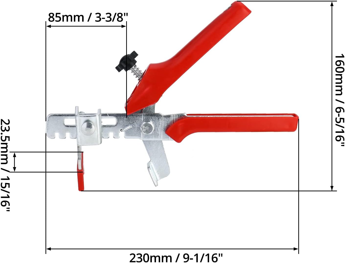 Professional Tile Levelling Plier – High Tension PVC Hand Rod for Quick Tile Installation & Lippage Prevention - Ergonomic Design Suitable for Both DIY and Precise Tile Alignment - 1 Pack - Image 6