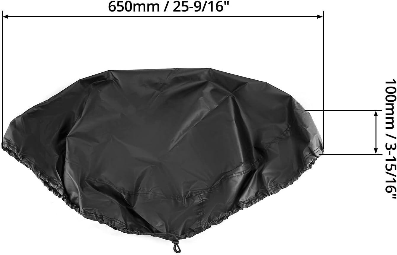 Drum Cover for 55 Gallon Industrial Barrel, 2 Pack High Density Nylon Oxford Fabric Covers with Excellent Waterproof Performance and Stretchable Adjustable Drawstring - Image 6