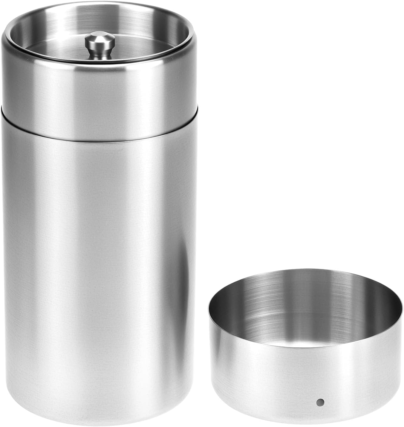 304 Stainless Steel Airtight Storage Container, Multifunctional 550ml, Ideal for Coffee, Tea, Sugar, Flour - Image 1