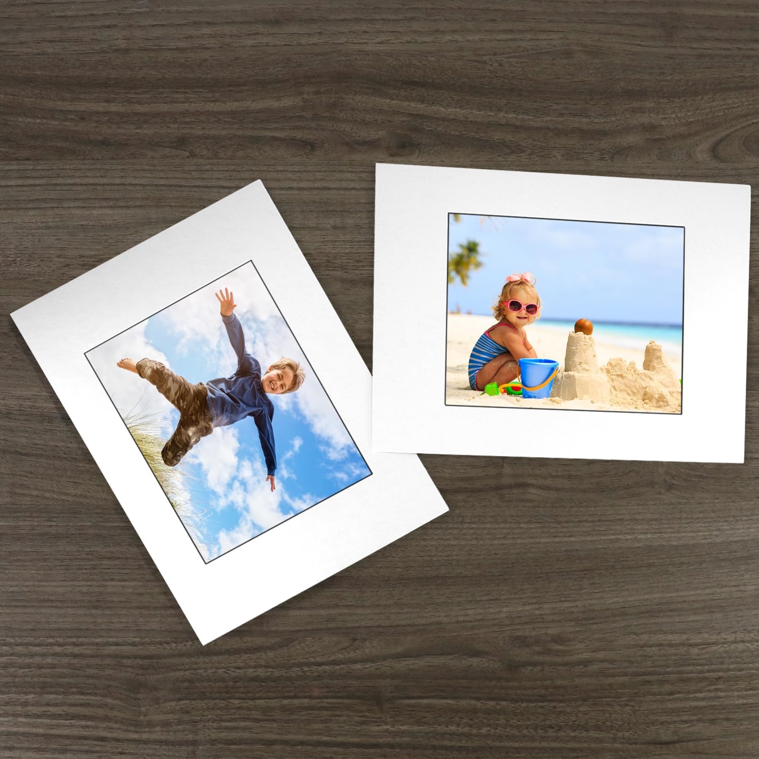 12x16 Picture Mats Cut for 8x10 Photo, 10 Pack White Double Mat Picture Matboard - Pre-Cut Mat Board Show, Bevel Cut Matte to Display Art Family Photos, Show Kits, Art, Picture Framing, - Image 3