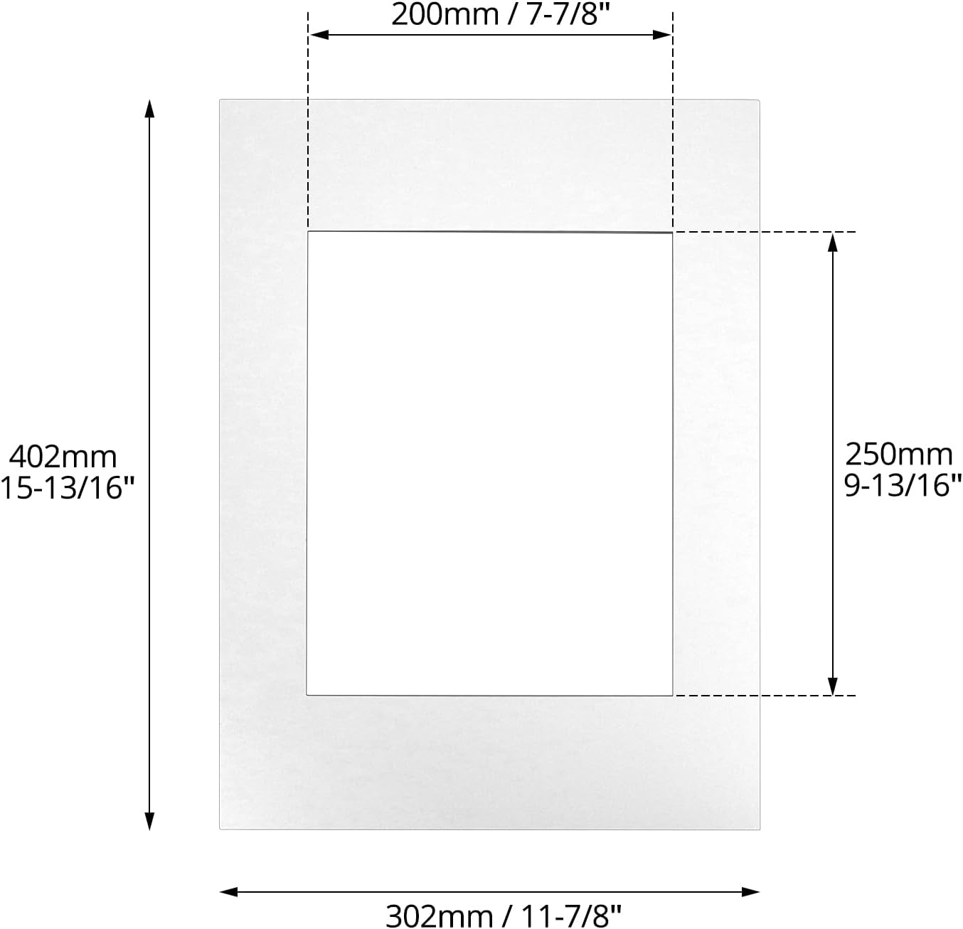 12x16 Picture Mats Cut for 8x10 Photo, 10 Pack White Double Mat Picture Matboard - Pre-Cut Mat Board Show, Bevel Cut Matte to Display Art Family Photos, Show Kits, Art, Picture Framing, - Image 6