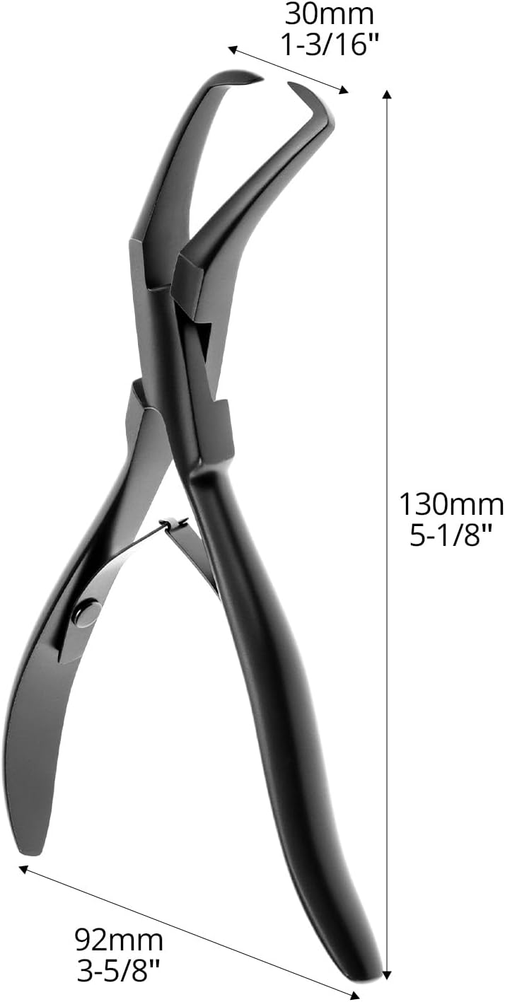 Professional Hair Extension Pliers, Stainless Steel Micro Link Bead Remover Tool for Micro Rings, Microlink & Feather Hair Extensions - Image 2