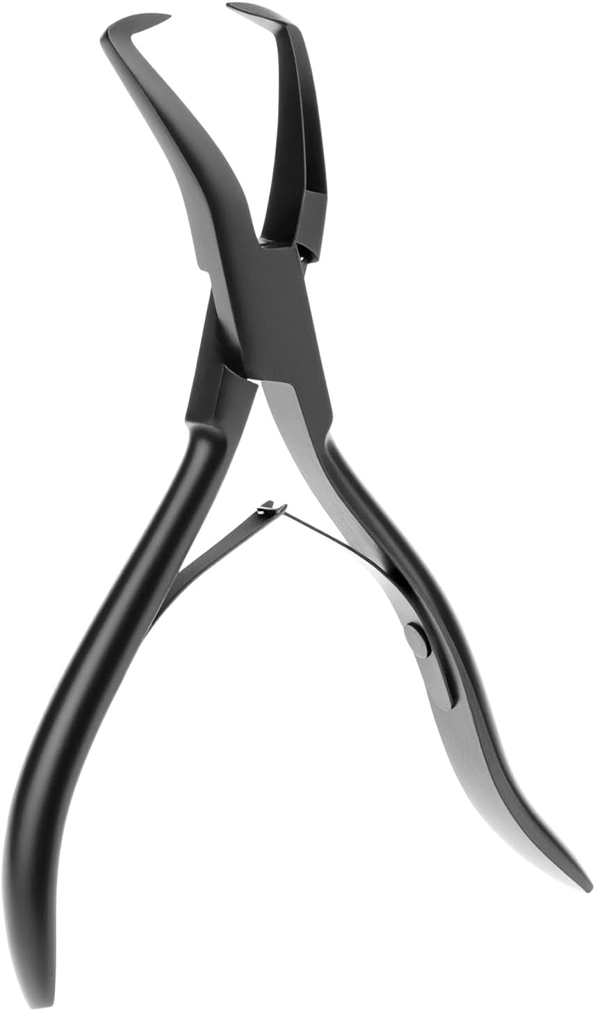 Professional Hair Extension Pliers, Stainless Steel Micro Link Bead Remover Tool for Micro Rings, Microlink & Feather Hair Extensions - Image 4