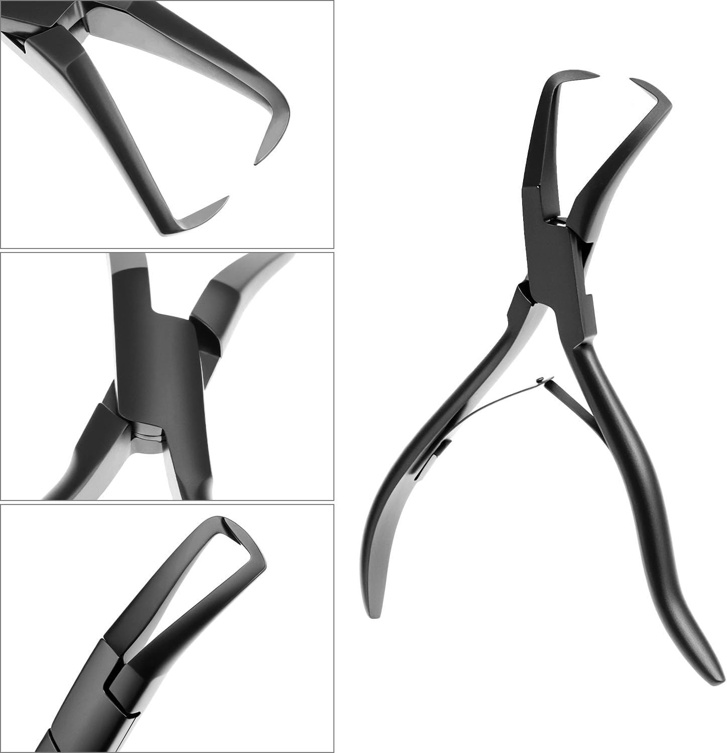 Professional Hair Extension Pliers, Stainless Steel Micro Link Bead Remover Tool for Micro Rings, Microlink & Feather Hair Extensions - Image 6