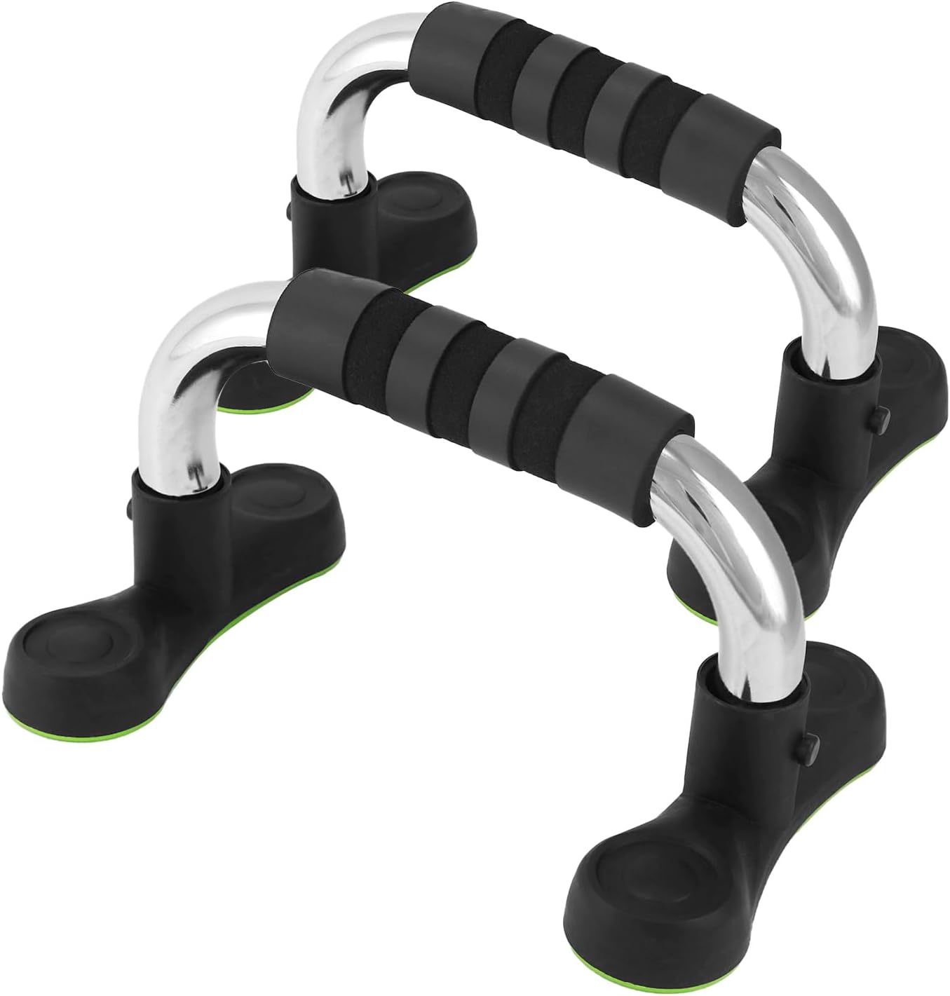 Steel Push Up Handles for Floor, Portable Push Up Stands with Non-Slip Grip, Angled Incline - Image 1