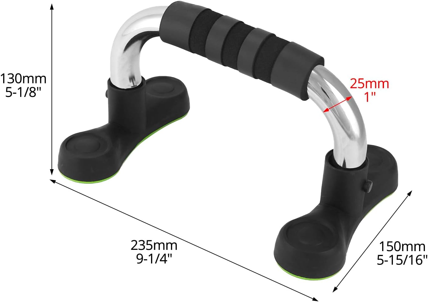 Steel Push Up Handles for Floor, Portable Push Up Stands with Non-Slip Grip, Angled Incline - Image 6