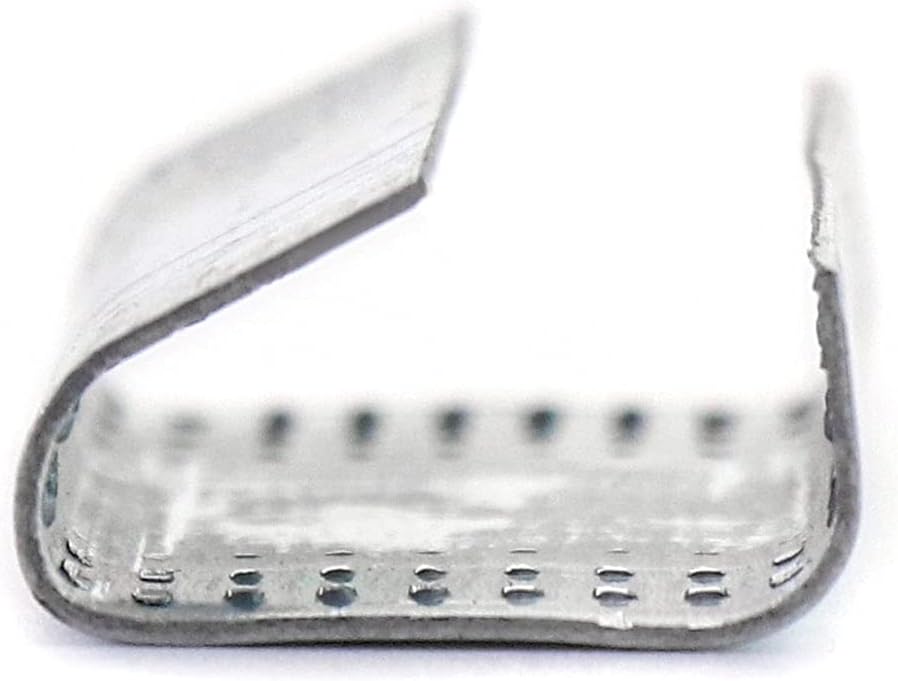 Strapping Open Seal, 200 Pcs Banding Clip Snap-On Gripper Strap Clip for 1/2