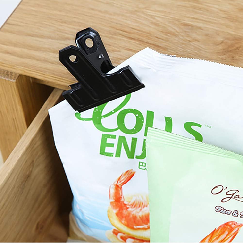 Black Large Bull Clips Thickened, 10 Pcs 3 Inch Long Metal Binder Paper Clip Clamps for Office Kitchen, Drawing Board, Art Crafts (77 mm) - Image 8