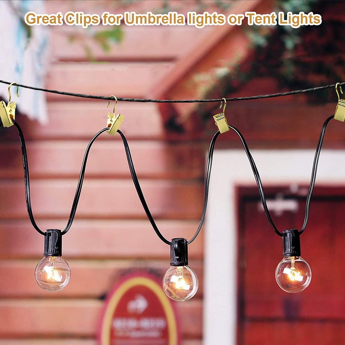 Small Curtain Clips Gold - 100 Pack Stainless Steel Curtain Hooks for Hanging Party String Lights Indoor, Art Crafts, Christmas Wedding Decoration (Light Gold) - Image 3