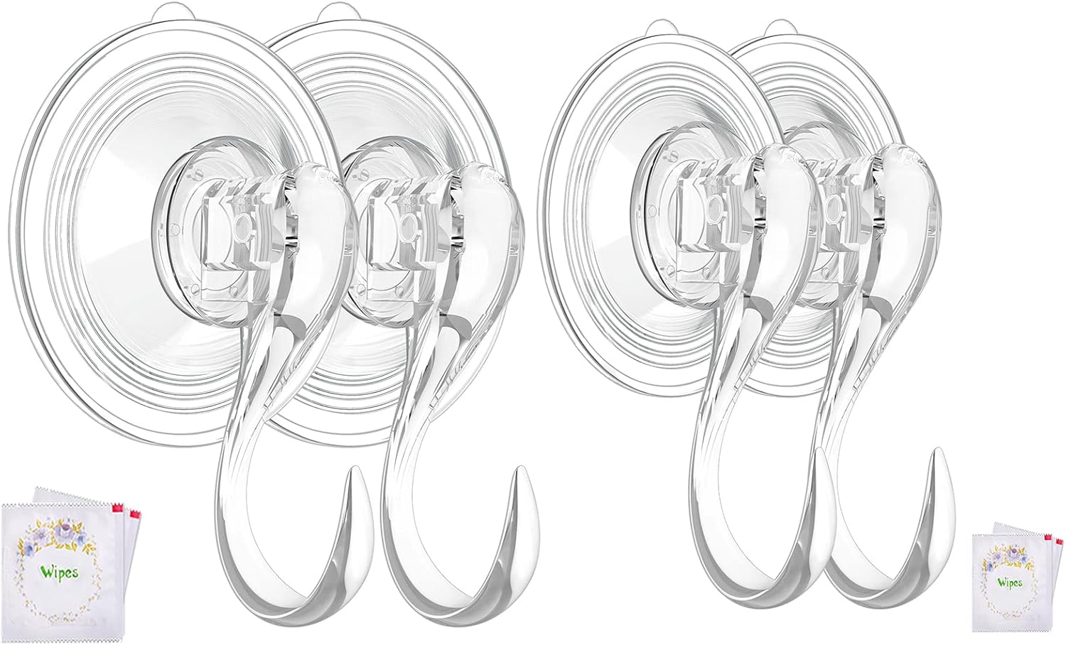 Large Suction Cup Hooks and Small Suction Cup Hooks Bundle - Image 1