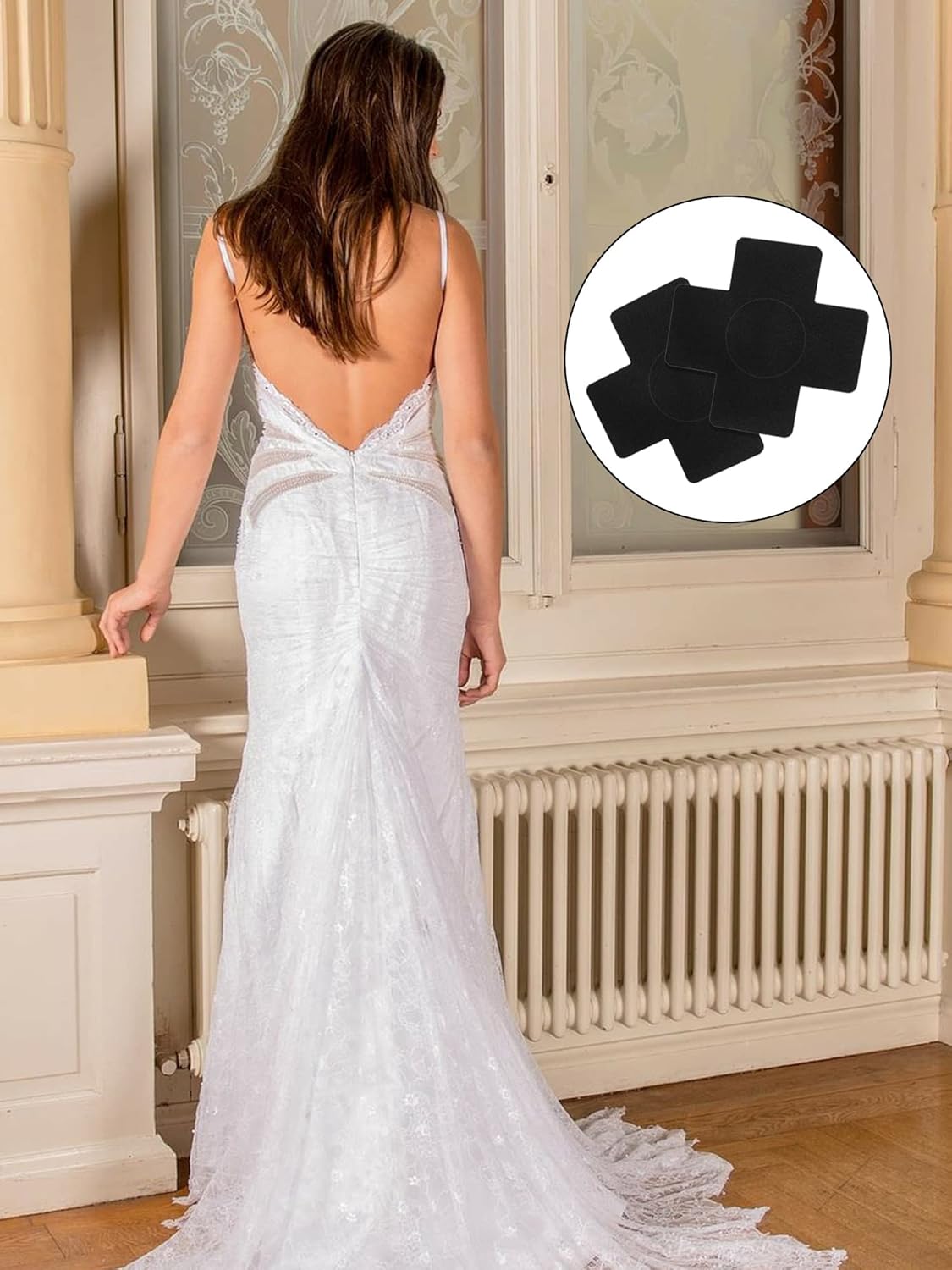 10 Pairs Women Nipple Petals Disposable Bra Pasties Adhesive Round Heart Petals Bra Satin Bra Cover - Image 6