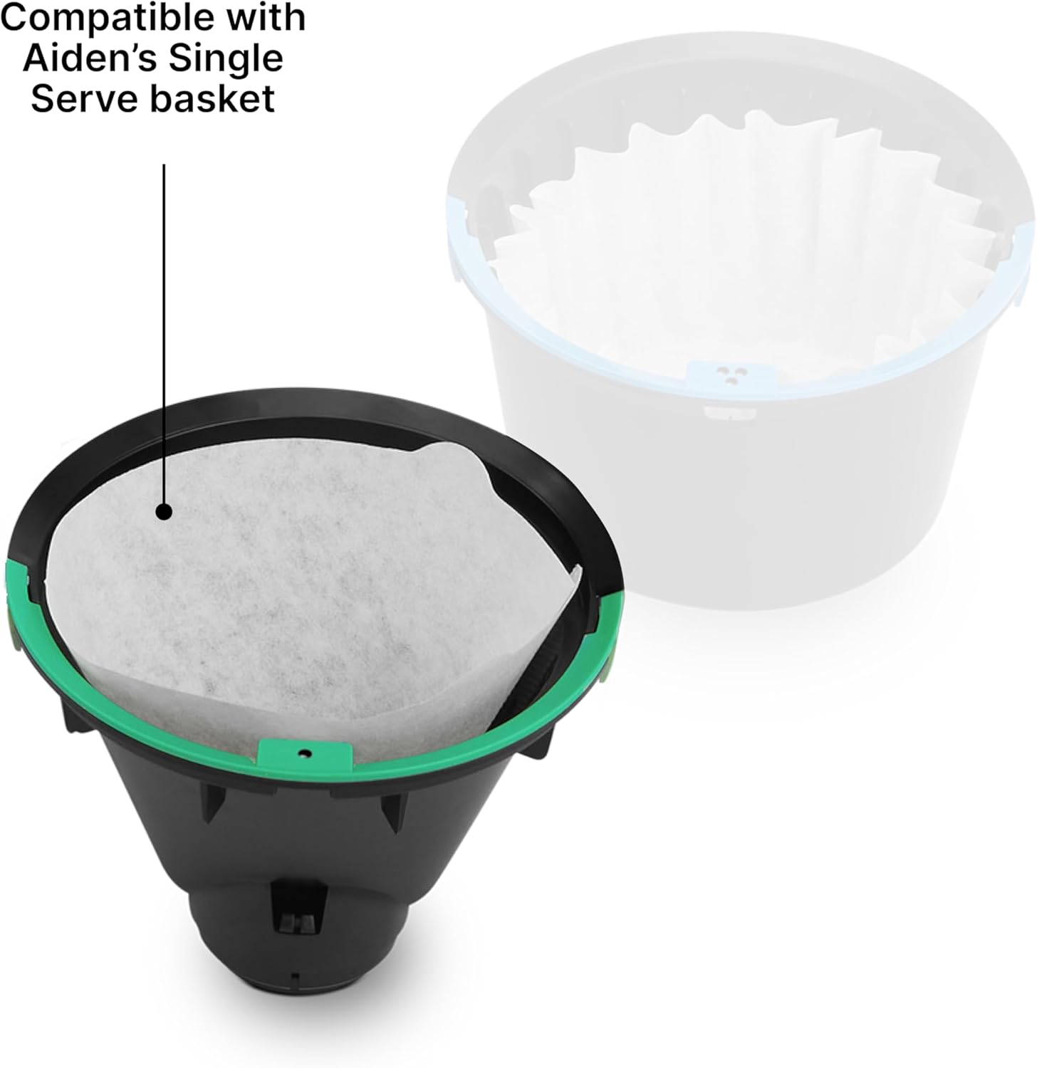 Aiden Cone Single Brew Filters (Set of 40) - polybag - Image 5