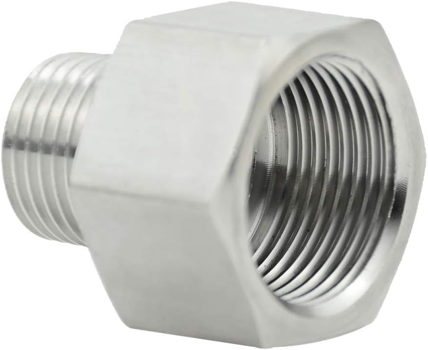 Stainless Steel Garden Hose Adapter, 3/4