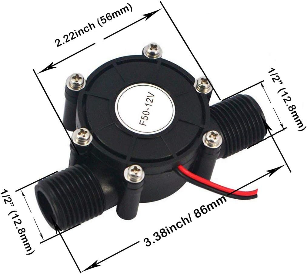 Micro Water Turbine Generator Hydroelectric Power G1/2