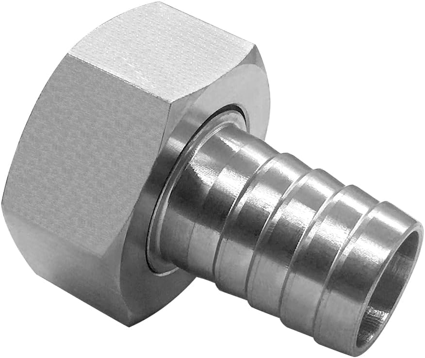 Stainless Steel Garden Hose Swivel Fitting 3/4